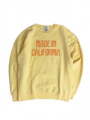 CALIFOLKS Crew Sweat MADE IN CALIFORNIA / YELLOW