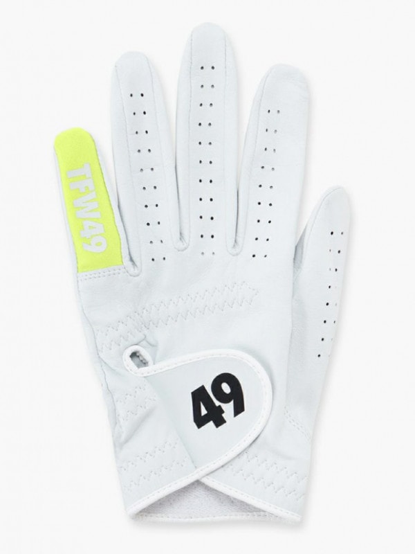TFW49 GOLF GLOVE / WHITExYELLOW
