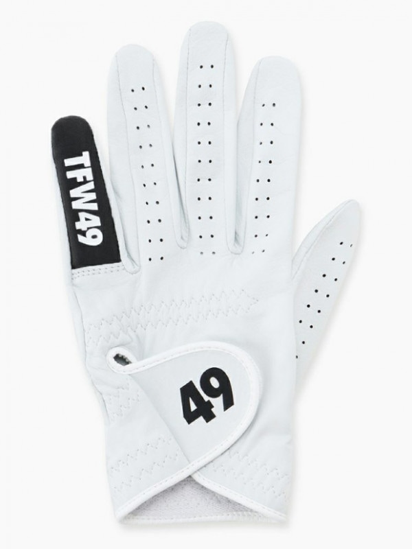 TFW49 GOLF GLOVE / WHITExBLACK