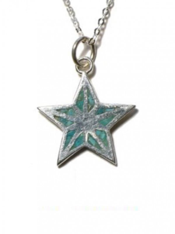CALIFOLKS Star Inlay Turquoise Necklace