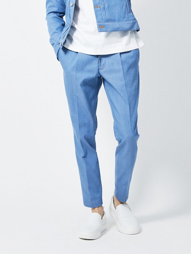 junhashimoto P03 EASY TUCK PANTS パンツ　4 junhashimoto P03 DENIM EASY TUCK PANTS / SAX | junhashimoto