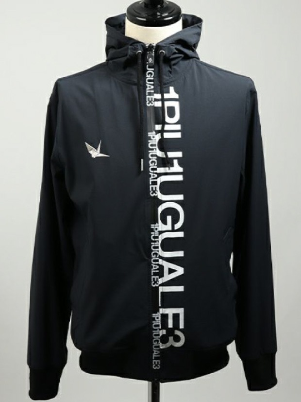 1PIU1UGUALE3 113GOLF WIND BREAKER PARKA / BLACK