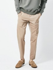 junhashimoto P04 TUCK LESS PANTS / BEIGE