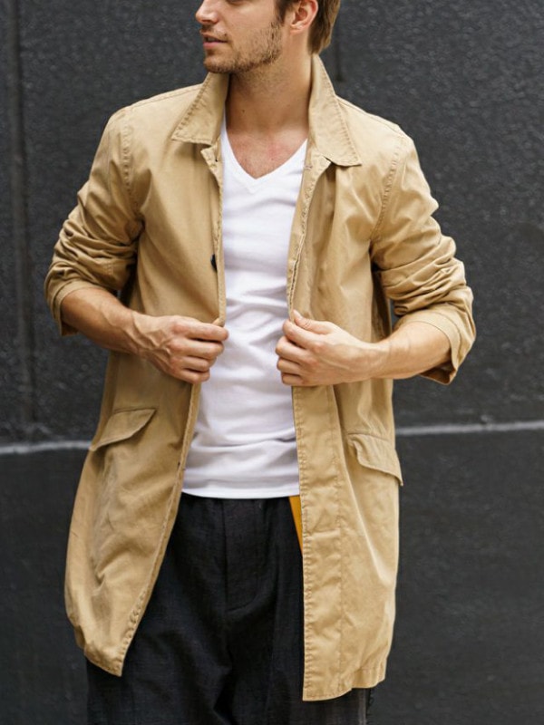 wjk officer coat / BEIGE