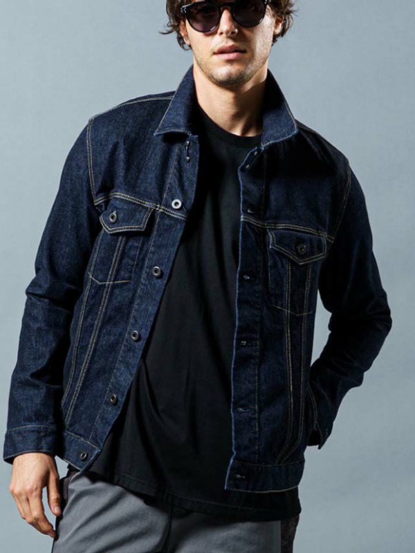 wjk trucker jacket(OW) / INDIGO