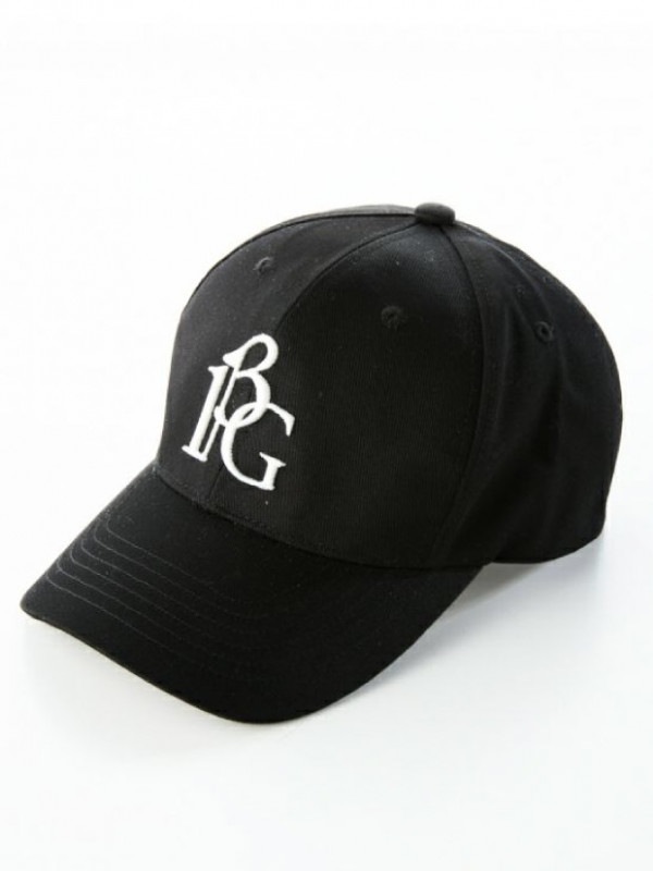 1PIU1UGUALE3 GOLF LOGO 6PANEL CAP/ BLACK