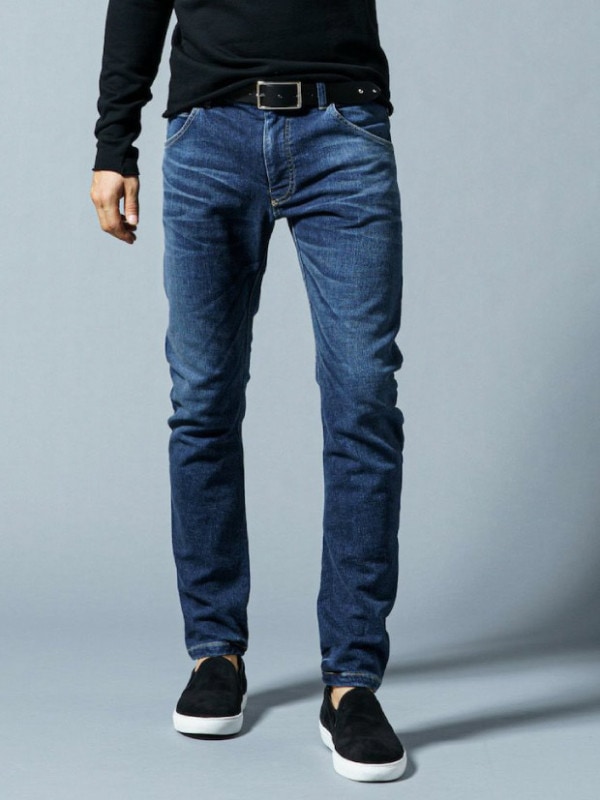 wjk banana knit denim / USED