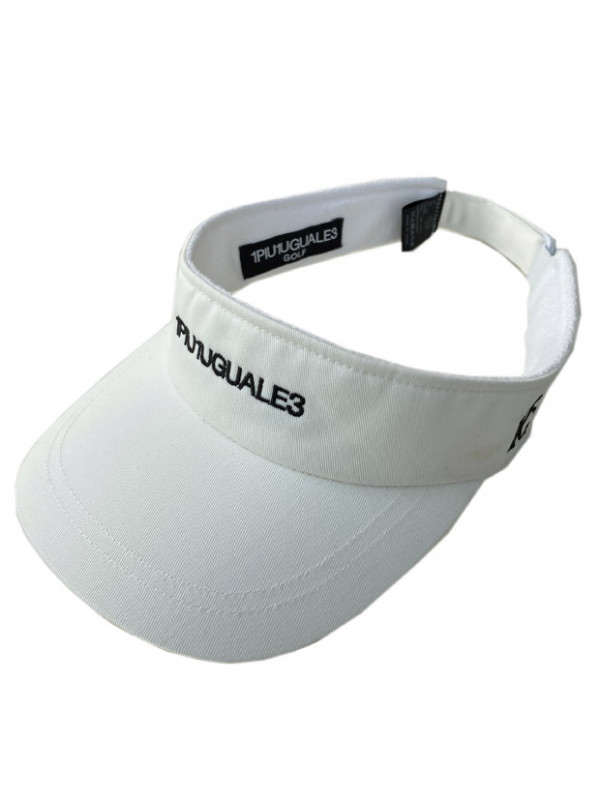 1PIU1UGUALE3 GOLF SUNVISOR / WHITE