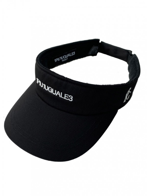 1PIU1UGUALE3 GOLF SUNVISOR / BLACK