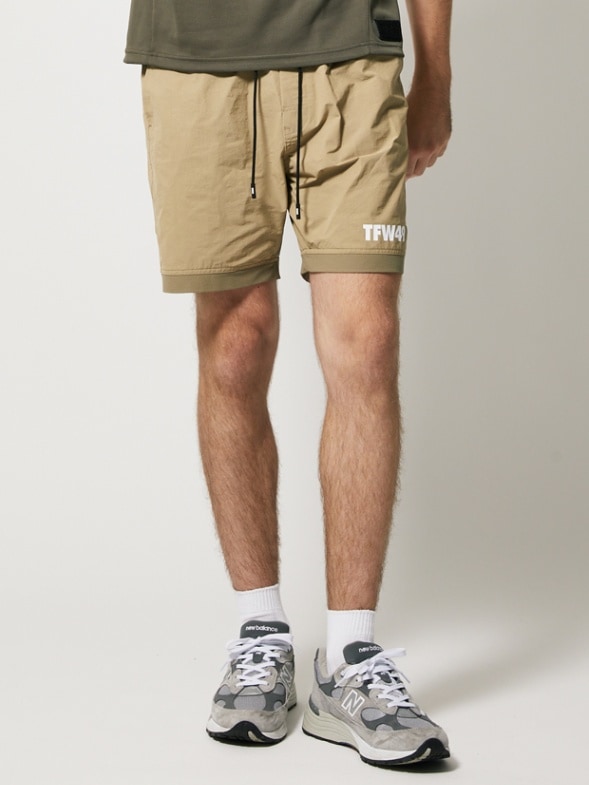 TFW49 NYLON SHORT PANTS / BEIGE