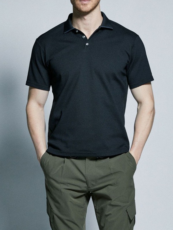 JH＋ POLO SHIRTS / BLACK