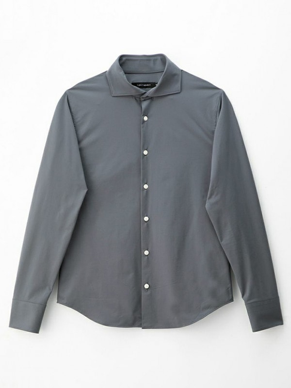 1PIU1UGUALE3 PLAIN SHIRTS / GRAY