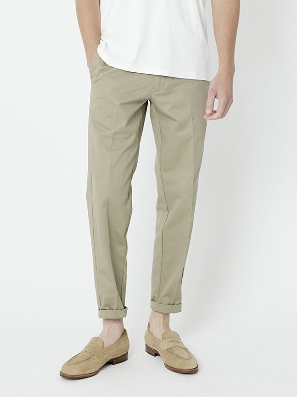 junhashimoto x DICKIES TUCK LESS PANTS / BEIGE