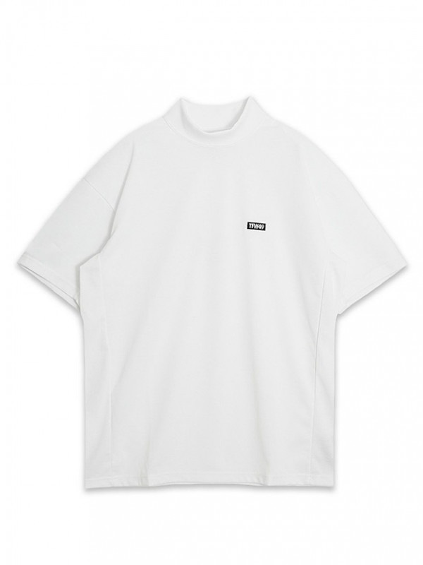 TFW49 RELAX MOCK NECK T / WHITE