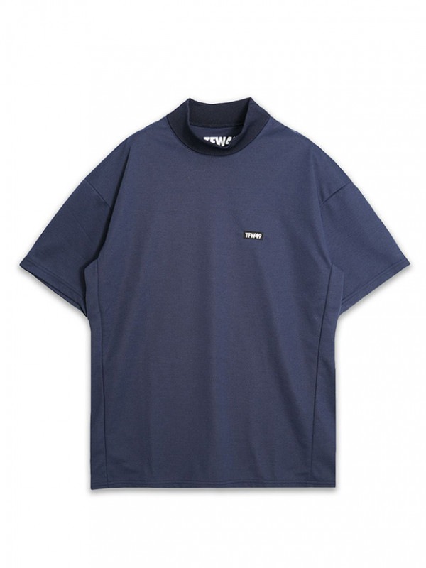 TFW49 RELAX MOCK NECK T / NAVY × NAVY