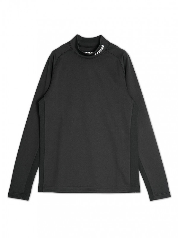 TFW49 LS MOCKNECK SIDE MESH / BLACK