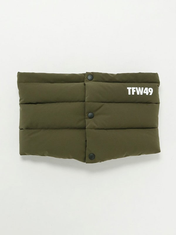 TFW49 DOWN NECK WARMER / KAHKI
