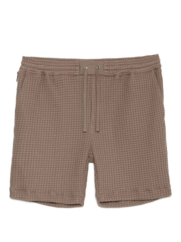SeaGreen BIG WAFFLE SHORTS / BEIGE