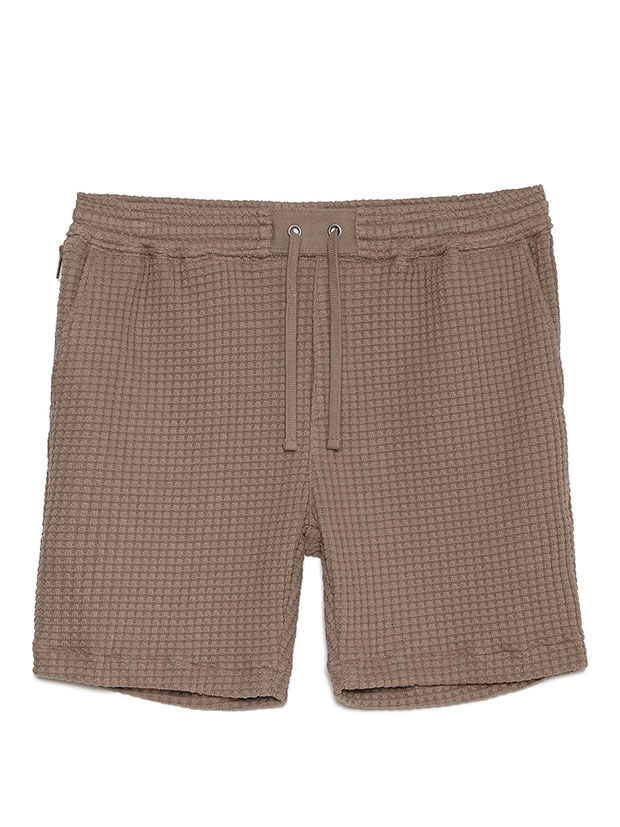 SeaGreen BIG WAFFLE SHORTS / BEIGE