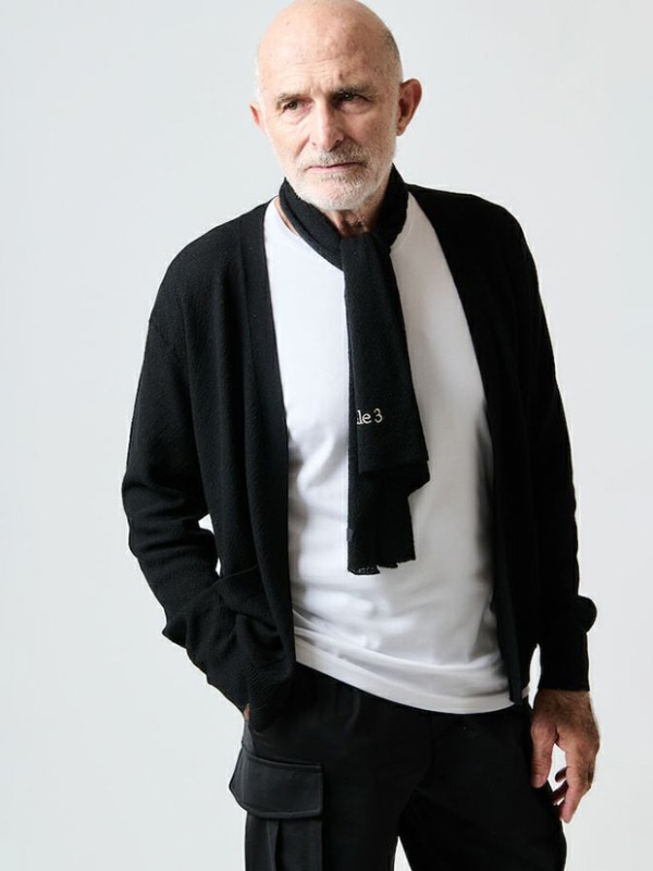 1PIU1UGUALE3  YURUFUWA CARDIGAN / BLACK