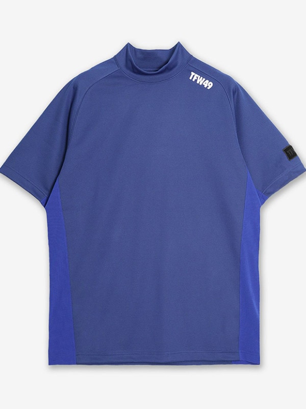 TFW49 MOCKNECK SIDE MESH T / BLUE