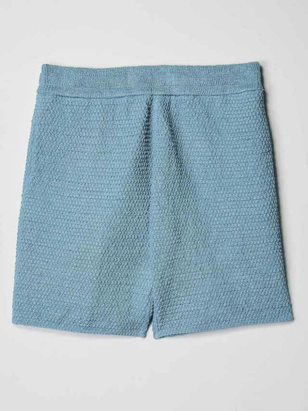 1PIU1UGUALE3  COMODO SHORTS / TURQUOISE