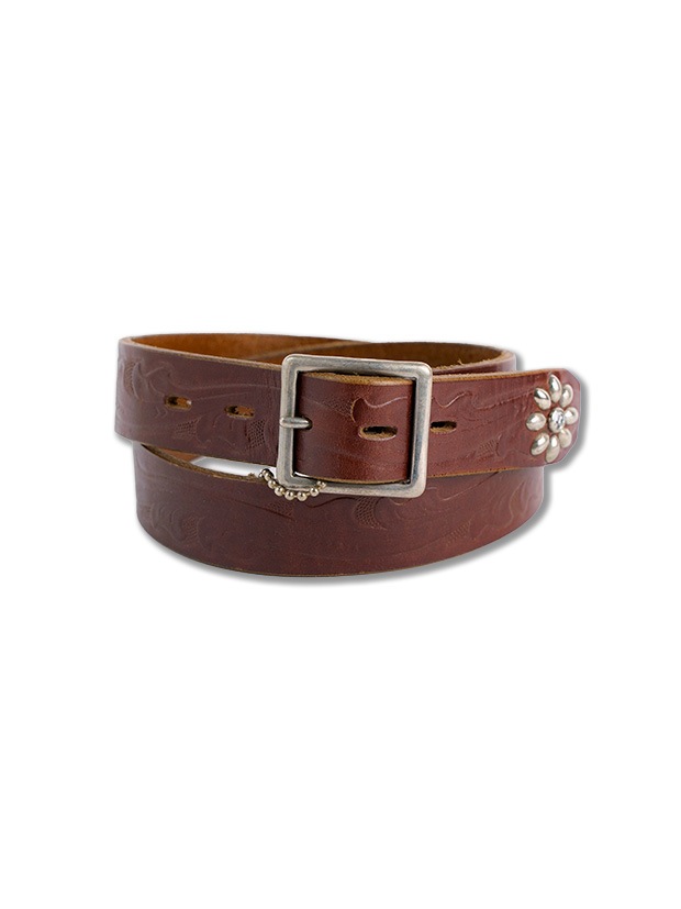 HTC EMB12 End Only #Flower ST 1.25 / BROWN