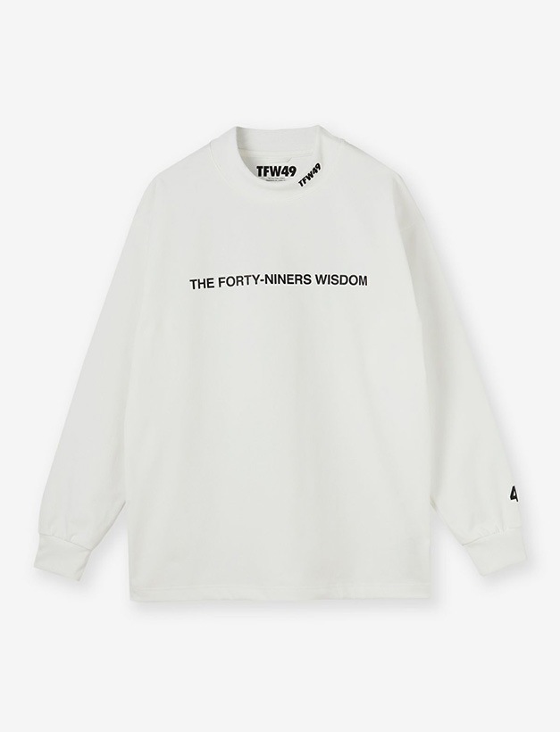 TFW49 HALF MOCKNECK LONG T / WHITE | ALL ITEM | rumbleFISH 