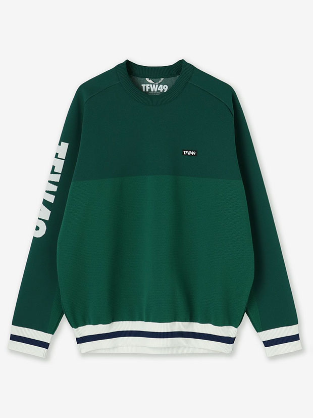 TFW49 レディース ROUND NECK Knit TFW49 LADY'S ROUND NECK KNIT / GREEN/GREEN | ALL ITEM | rumbleFISH