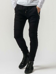 wjk super urake biker rib pants / black