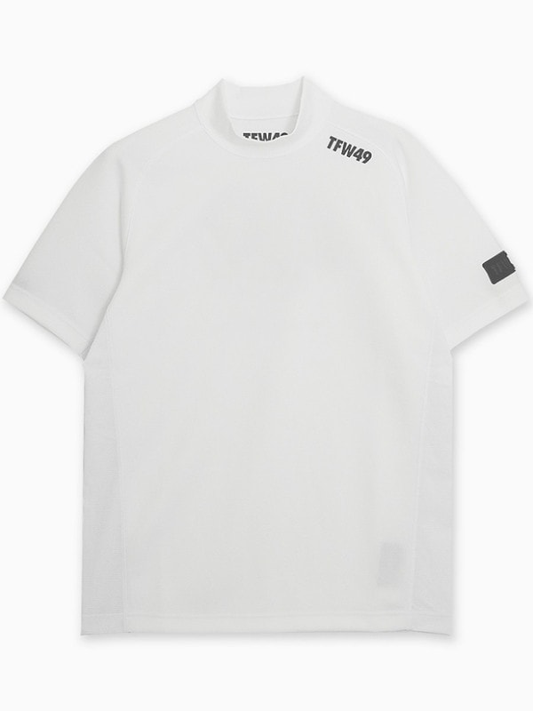 TFW49 MOCKNECK SIDE MESH T / WHITE