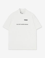 TFW49 RELAX MOCK NECK T / WHITE