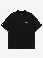 TFW49 SIDE ZIP HALF MOCKNECK / BLACK x BLACK