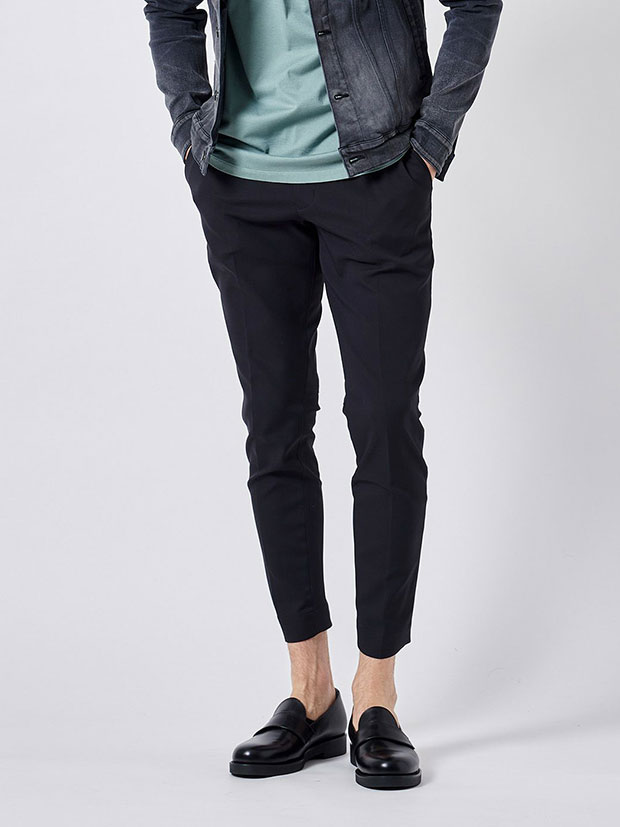 junhashimoto NEO EASY TUCK PANTS / BLACK