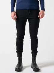 wjk basic rib sweat pants / black