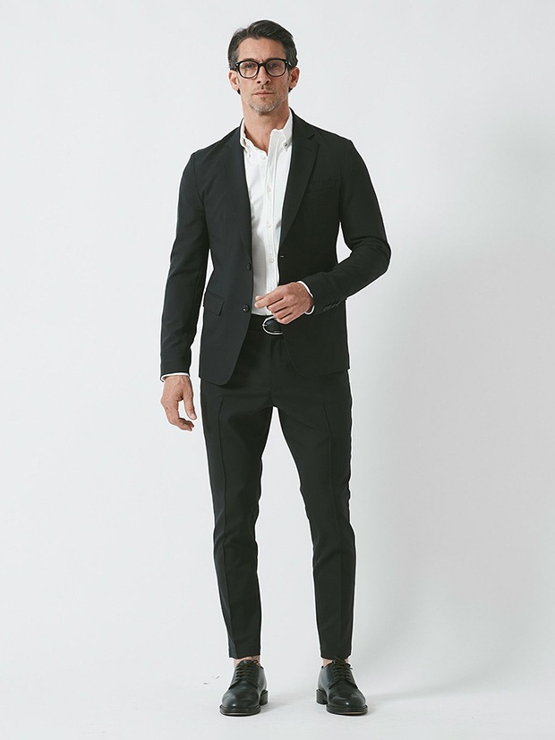 junhashimoto TRAVEL JACKET and PANTS / BLACK