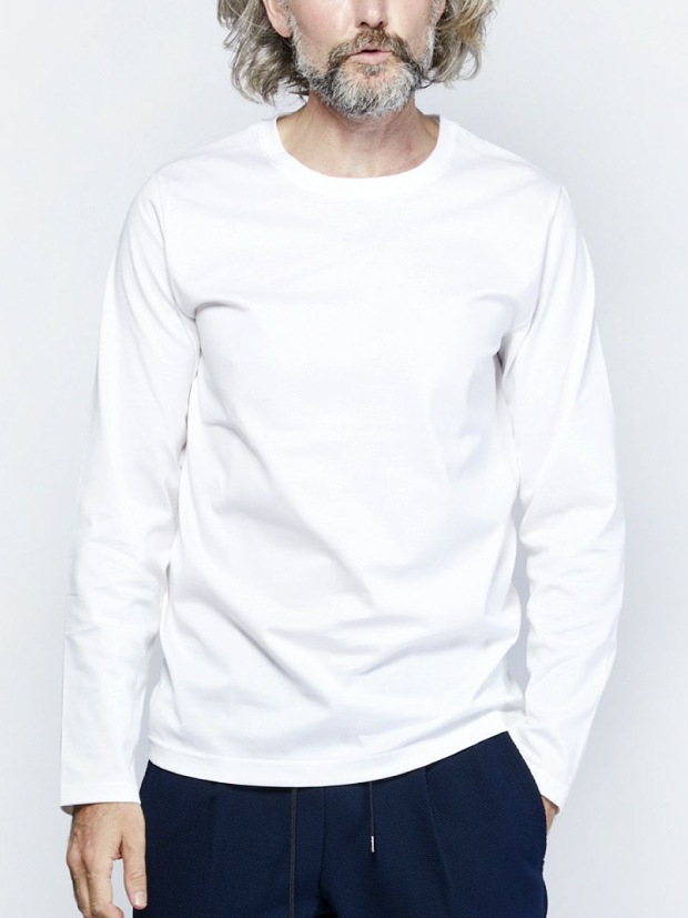 junhashimoto 101SERIB C L/S / WHITE