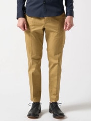 wjk pressed tapered chino / baige