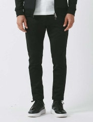 junhashimoto GROSSRICH SKINNY JERSEY PANTS / BLACK