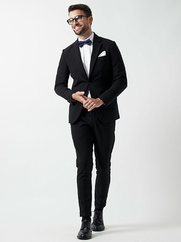 junhashimoto FORMAL JACKET and PANTS / BLACK