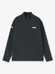 TFW49 SIDE MESH LONG SLEEVE MOCKNECK / BLACK