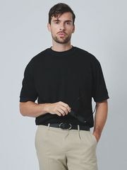 junhashimoto KNIT TEE / BLACK