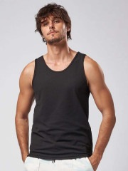 wjk cool tank top  / black