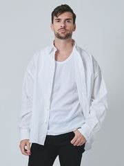 junhashimoto MEGA BIG SHIRT / WHITE