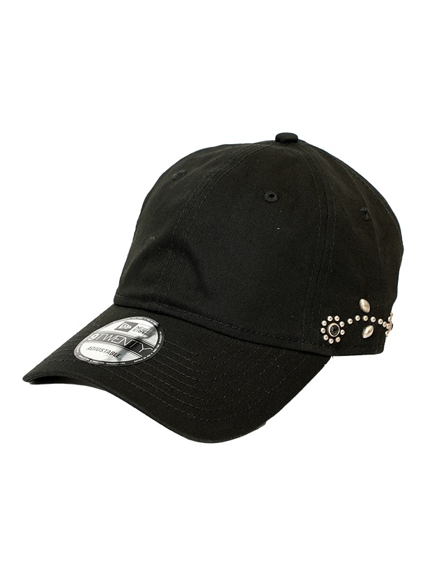 HTC × NEW ERA　 Flower Stone 帽子 スタッズ キャップ HTC NEW ERA CAP FLOWER STONE / BLACK | HTC | rumbleFISH / ランブル