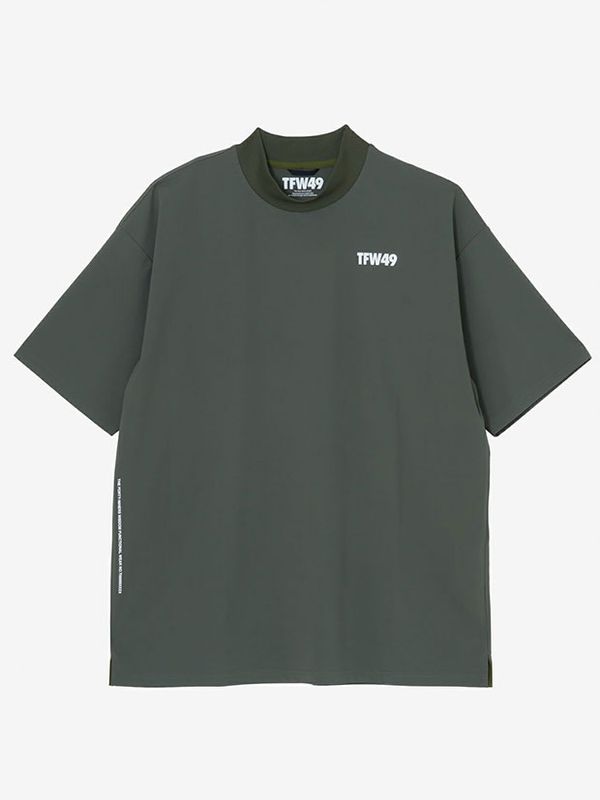 TFW49 HALF MOCKNECK TSHIRT / KHAKI
