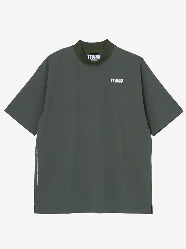 TFW49 HALF MOCKNECK TSHIRT / KHAKI