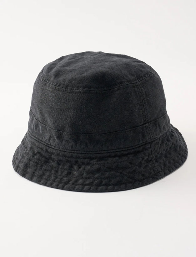 wjk vintage bucket hat / black