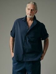 junhashimoto 7SLEEVE SHIRTS / NAVY