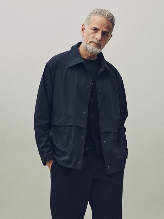 TFW49 SIDE ZIP HALF MOCKNECK / BLACK x BLACK | ALL ITEM